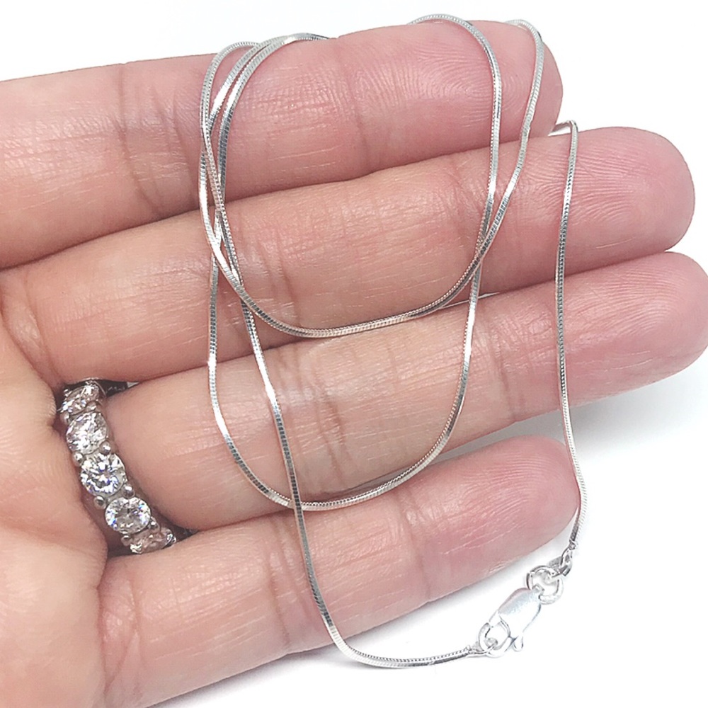 Sterling Silver Diamond Cut 0.20mm - Picture 5 of 6